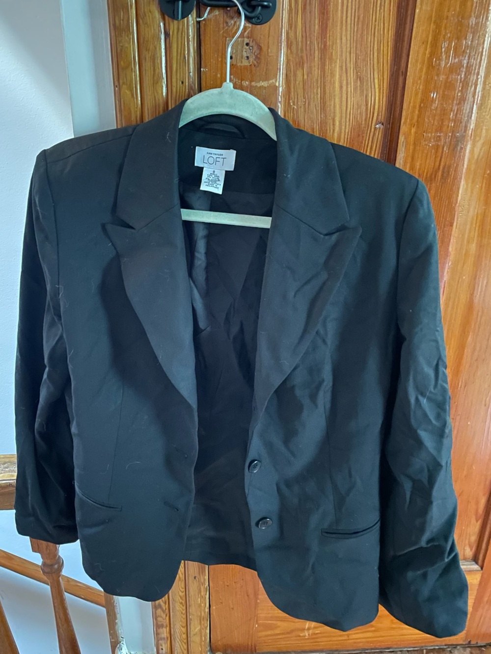 LOFT sz8 Black Women's Blazer - Classic Tailored Fit